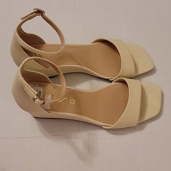 BRAND NEW UNISA OPEN TOE ANKLE- STRAP LOW WEDGE COMFORTABLE PLATFORM SANDAL G1 - Picture 7 of 14
